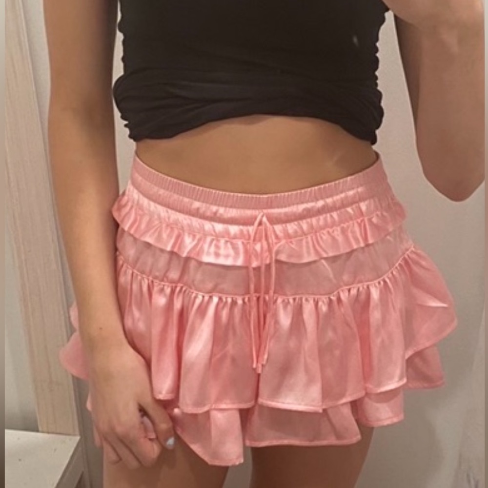 light pink shug skirt